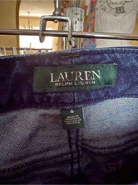 LAUREN Ralph Lauren Dark Indigo Denim Legging